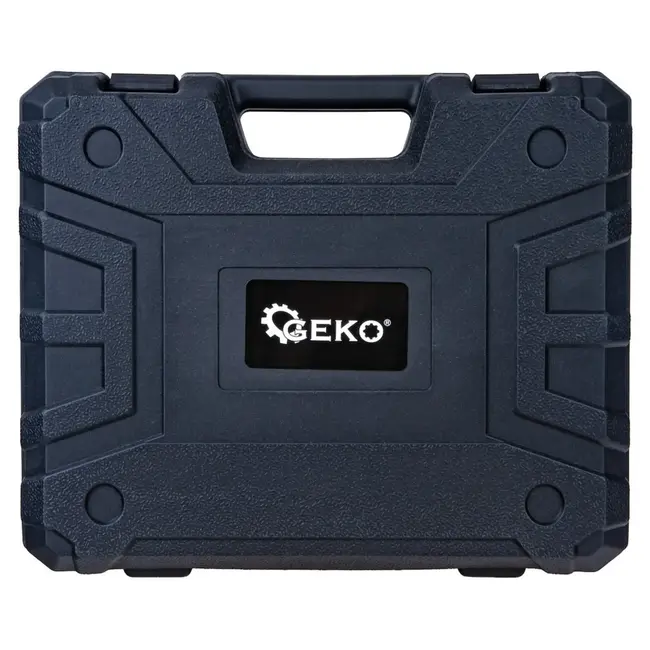 GEKO Accu slagmoersleutel 21 V 350 Nm set met 2 x 3,0 Ah accu’s, doppen en lader in koffer