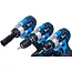 GEKO Accu slagmoersleutel 21 V 350 Nm set met 2 x 3,0 Ah accu’s, doppen en lader in koffer