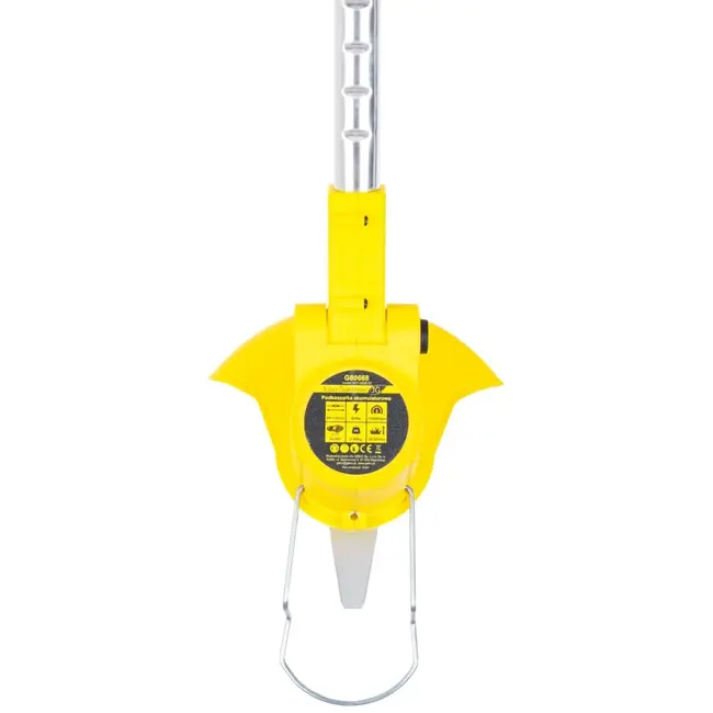 GEKO Accu grastrimmer 21 V met 600 W vermogen, 2 accu’s, verstelbare lengte 99-135 cm, 90 graden kop en complete messenset