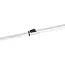 GEKO Accu grastrimmer 21 V met 600 W vermogen, 2 accu’s, verstelbare lengte 99-135 cm, 90 graden kop en complete messenset