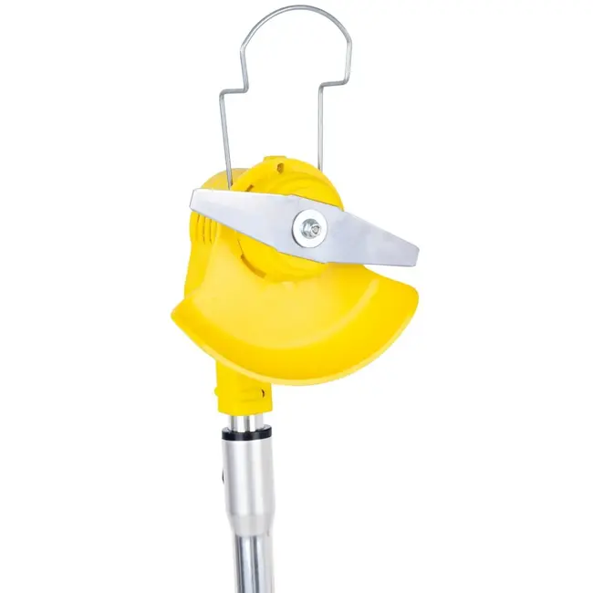 GEKO Accu grastrimmer 21 V met 600 W vermogen, 2 accu’s, verstelbare lengte 99-135 cm, 90 graden kop en complete messenset
