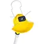 GEKO Accu grastrimmer 21 V met 600 W vermogen, 2 accu’s, verstelbare lengte 99-135 cm, 90 graden kop en complete messenset
