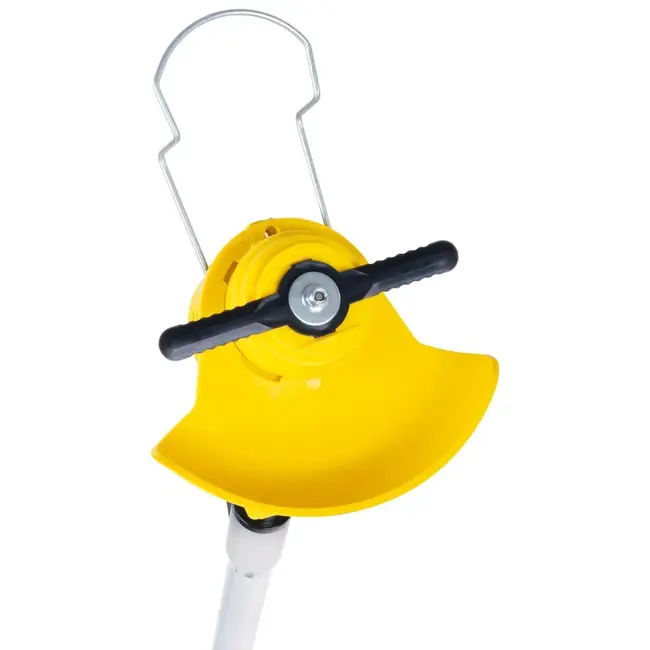 GEKO Accu grastrimmer 21 V met 600 W vermogen, 2 accu’s, verstelbare lengte 99-135 cm, 90 graden kop en complete messenset