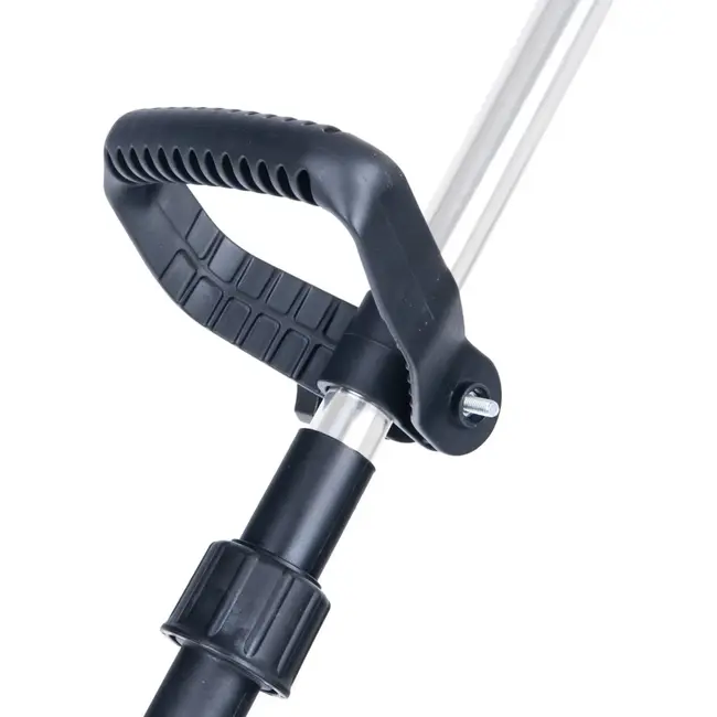 GEKO Accu grastrimmer 21 V met 600 W vermogen, 2 accu’s, verstelbare lengte 99-135 cm, 90 graden kop en complete messenset