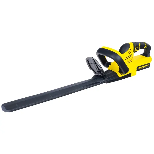 GEKO Accu heggenschaar 21 V met 52 cm werkblad, 15 mm snijdiameter, 2 accu’s, lader, handschoenen en veiligheidsbril