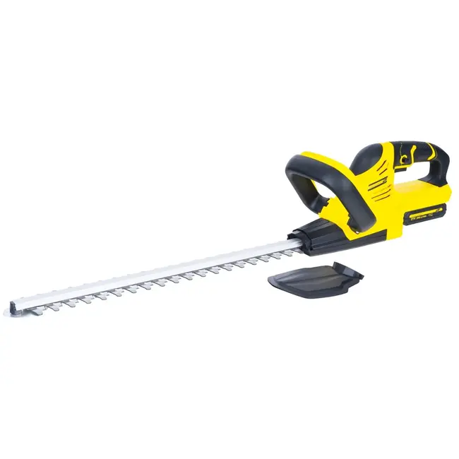 GEKO Accu heggenschaar 21 V met 52 cm werkblad, 15 mm snijdiameter, 2 accu’s, lader, handschoenen en veiligheidsbril