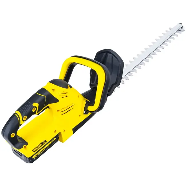 GEKO Accu heggenschaar 21 V met 52 cm werkblad, 15 mm snijdiameter, 2 accu’s, lader, handschoenen en veiligheidsbril