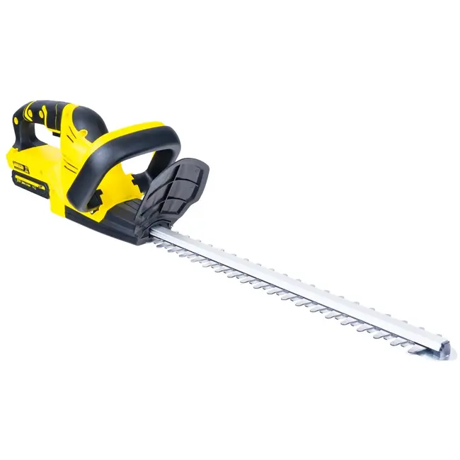GEKO Accu heggenschaar 21 V met 52 cm werkblad, 15 mm snijdiameter, 2 accu’s, lader, handschoenen en veiligheidsbril