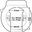 AXA Ringslot 58 mm zwart met ART2, sleutelbediening, high tech cilinder, plug-in optie en flexibele montage