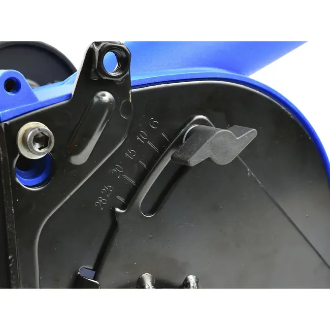 GEKO Stofkap muurfrees voor haakse slijper 115 en 125 mm met wielen, stofzuigeradapter, afstandsringen en handgreep