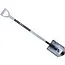 GEKO Puntspade 120 cm voor compacte grond met stalen blad 20 × 28 cm en comfortabele D-greep
