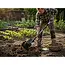 GEKO Rechte spade 120 cm voor tuinwerk en grondwerk met stalen blad 20 × 28 cm en D-greep