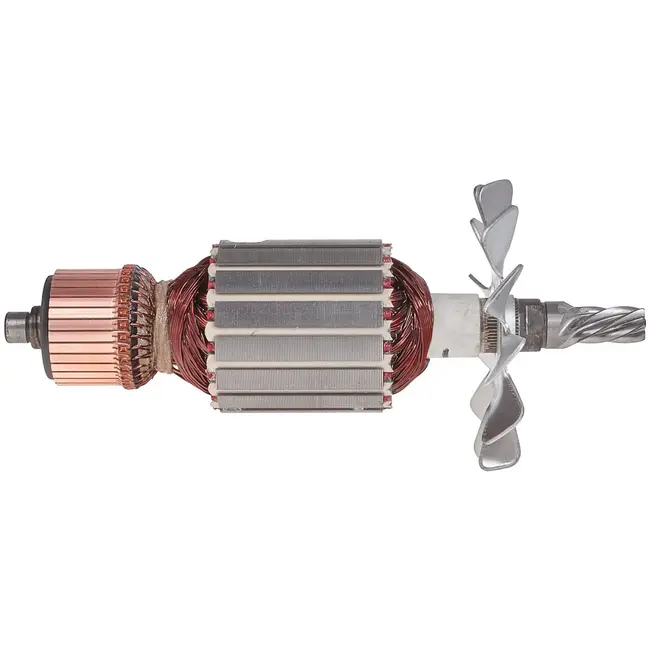 GEKO Rotor voor afkortzaag 2000 W 255 mm met koperen wikkelingen en metalen as voor vervanging