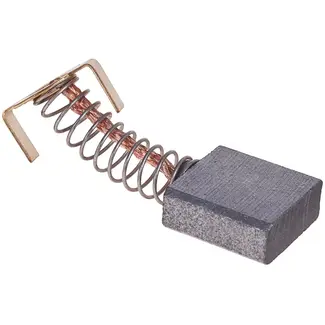 GEKO Vervangende koolborstel CG80821A met donker blok, metalen veer en koperen draad voor motoronderhoud