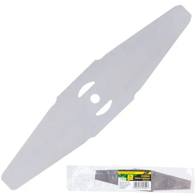 John Gardener Metalen mes voor accutrimmer G80668 van 150 mm voor hoger gras en zachte onkruiden maaien