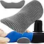 Malatec Orthopedisch lendekussen 23 x 13 x 46 cm met traagschuim, W-vorm, afneembare hoes en opberghoes