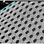 Malatec Orthopedisch lendekussen 23 x 13 x 46 cm met traagschuim, W-vorm, afneembare hoes en opberghoes
