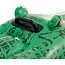 Intex Opblaasbare krokodil zwemmatras 168 x 86 cm met stevige handgreep, PVC 0,25 mm, reparatiepatch en draagvermogen tot 40 kg