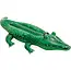 Intex Opblaasbare krokodil zwemmatras 168 x 86 cm met stevige handgreep, PVC 0,25 mm, reparatiepatch en draagvermogen tot 40 kg