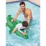 Intex Opblaasbare krokodil zwemmatras 168 x 86 cm met stevige handgreep, PVC 0,25 mm, reparatiepatch en draagvermogen tot 40 kg