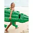 Intex Opblaasbare krokodil zwemmatras 168 x 86 cm met stevige handgreep, PVC 0,25 mm, reparatiepatch en draagvermogen tot 40 kg