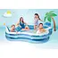 Intex Opblaasbaar zwembad 229 x 229 x 66 cm met 4 zitplaatsen, rugleuningen en bekerhouders