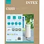 Intex Zwembad filterpomp 3785 l/h met type A cartridge, slangen, klemmen, zeven en Hydro Aeration voor opzetzwembaden tot 21.100 l