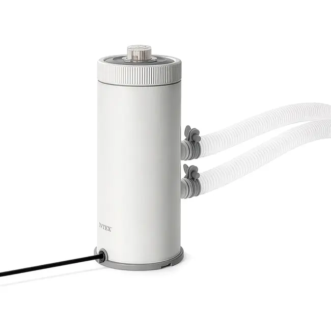 Intex Zwembad filterpomp 3785 l/h met type A cartridge, slangen, klemmen, zeven en Hydro Aeration voor opzetzwembaden tot 21.100 l