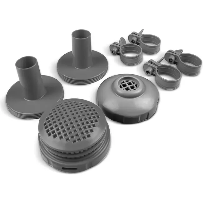 Intex Zwembad filterpomp 3785 l/h met type A cartridge, slangen, klemmen, zeven en Hydro Aeration voor opzetzwembaden tot 21.100 l