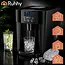 Ruhhy Ijsblokjesmachine 3 L zwart met LCD paneel 150 W compressor en 12 kg ijs per dag