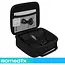 Isomedix Mini massagepistool zwart met 5 standen, 4 massagekoppen, stille motor, USB-C kabel en case voor sport en herstel