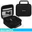 Isomedix Mini massagepistool zwart met 5 standen, 4 massagekoppen, stille motor, USB-C kabel en case voor sport en herstel