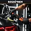 Bigstren Dual Action autopolijstmachine 900 W met 125 en 150 mm platen, soft start, 8 m kabel, tas en accessoires voor lakcorrectie