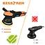 Bigstren Dual Action autopolijstmachine 900 W met 125 en 150 mm platen, soft start, 8 m kabel, tas en accessoires voor lakcorrectie