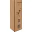 Trizand Inklapbare visstoel zwart 41 x 52 x 86 cm met stalen frame, transporthoes en draaglast 120 kg