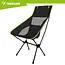 Trizand Inklapbare visstoel zwart 41 x 52 x 86 cm met stalen frame, transporthoes en draaglast 120 kg