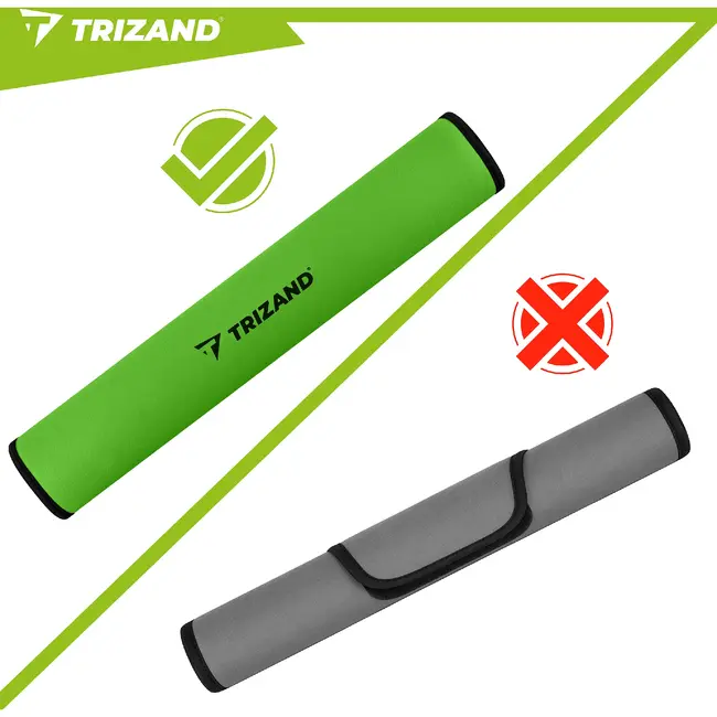 Trizand Groene SUP peddel drijver 33 cm van NBR foam met snelle montage en universele pasvorm