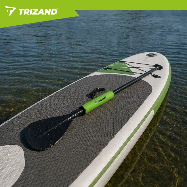Trizand Groene SUP peddel drijver 33 cm van NBR foam met snelle montage en universele pasvorm