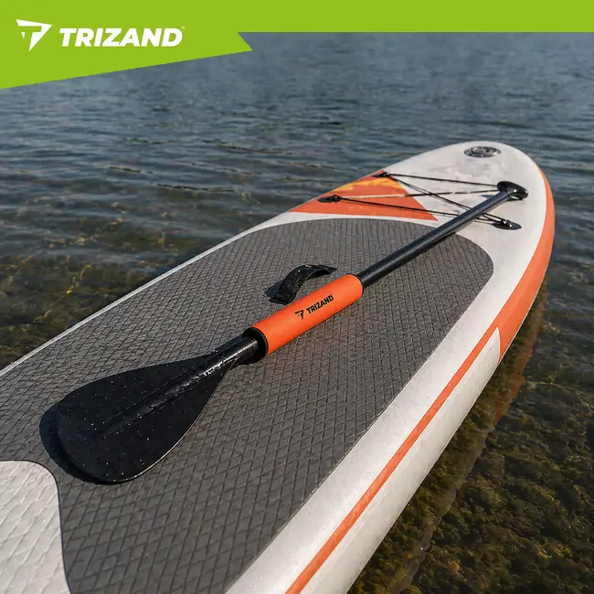 Trizand SUP peddel drijver oranje 33 cm voor peddels, kajaks en boards met lichte foam constructie en 2,5 cm opening