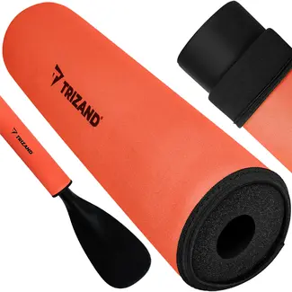 Trizand Oranje SUP peddel drijver 30 cm van NBR foam met snelle montage en universeel gebruik