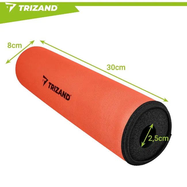 Trizand Oranje SUP peddel drijver 30 cm van NBR foam met snelle montage en universeel gebruik