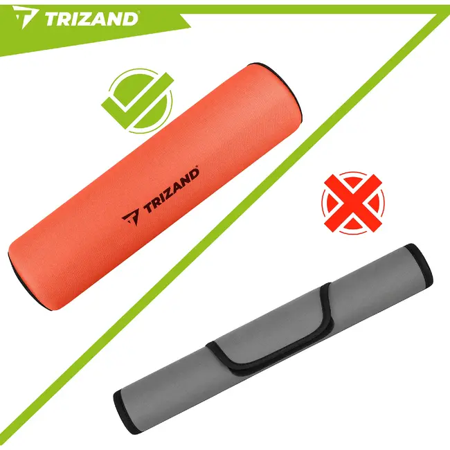 Trizand Oranje SUP peddel drijver 30 cm van NBR foam met snelle montage en universeel gebruik