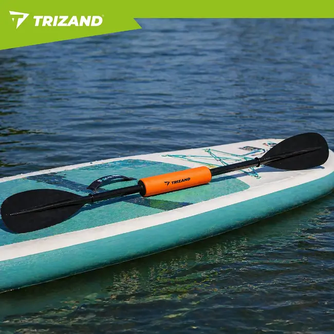 Trizand Oranje SUP peddel drijver 30 cm van NBR foam met snelle montage en universeel gebruik