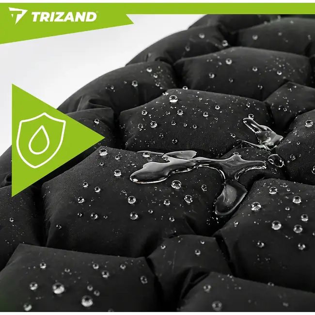 Trizand Zelfopblazende tweepersoons slaapmat 120 x 190 cm met voetpomp, draaghoes en nylon TPU