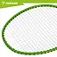 Trizand Badmintonset 9-delig met 2 rackets, 6 shuttles en hoes. Ideaal voor recreatief spelen in tuin, op strand of tijdens vakantie.