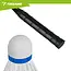 Trizand Badmintonset 9-delig met 2 rackets, 6 shuttles en hoes. Ideaal voor recreatief spelen in tuin, op strand of tijdens vakantie.
