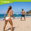 Trizand Badmintonset 9-delig met 2 rackets, 6 shuttles en hoes. Ideaal voor recreatief spelen in tuin, op strand of tijdens vakantie.