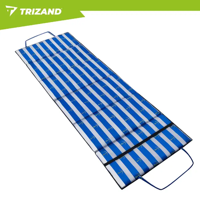 Trizand Opvouwbare strandmat XXL 192 x 66 x 1 cm waterbestendig voor strand camping en vakantie
