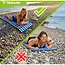 Trizand Opvouwbare strandmat XXL 192 x 66 x 1 cm waterbestendig voor strand camping en vakantie
