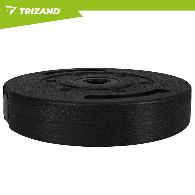 Trizand Haltergewichten set 5 kg 4 stuks voor krachttraining en fitness oefeningen